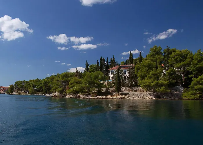 Beautiful Hvar 4 Bedrooms Stone Pine Private Infinity Pool 브로보스카